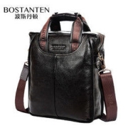 BOSTANTEN 波斯丹顿 头层牛皮单肩包男