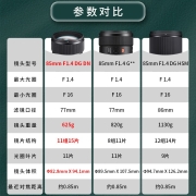 适马（SIGMA） Art 85mm F1.4 DG DN索尼微单全画幅人像镜头 索尼E口