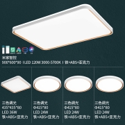 雷士（NVC）led客厅灯 卧室灯餐厅灯吸顶灯 北欧现代简约 双层透光灯饰 AI语音米家APP控制智能灯具