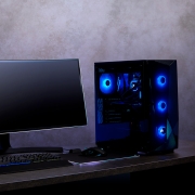 美商海盗船 (USCORSAIR) SPEC-DELTA RGB 黑色 中塔机箱 (钢化玻璃前面板/3颗RGB风扇/支持ATX主板)