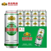 京东极速版：YANJING BEER 燕京啤酒 11度 精品啤酒 500ml*12听