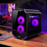 安钛克 Antec Dark Cube M-ATX机箱/支持水冷240/配2个前面板