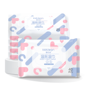 Kid Clean 憨贝洁湿厕纸 白色 40抽*3包*2件