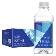 依能 加锌 无糖无汽弱碱苏打水 饮料 350ml*24瓶 整箱装 冷藏风味更佳 饮用水