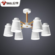 BULL 公牛 MF-B042C-BE 吊灯 晶彩 6头 42W