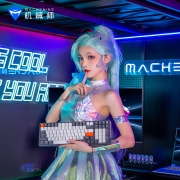 机械师(MACHENIKE) K600 无线键盘机械 蓝牙键盘 游戏键盘无线 笔记本电脑 办公键盘 青轴 100键帽