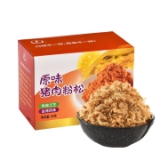 小辣椒 原味肉松粉 90g +狗牙儿比萨卷20g
