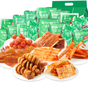 限地区：良品铺子 火辣大满贯 零食礼包 618g