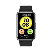 华为（HUAWEI）WATCH FIT 华为智能手表 方形边框 时尚轻薄 专业运动/健康管理 曜石黑