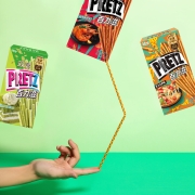 格力高（glico）百力滋系列 百力滋休闲零食办公室下午茶小吃饼干棒4盒装