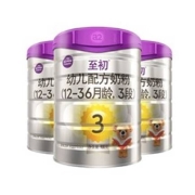 a2 艾尔 至初 婴幼儿配方奶粉 3段 900g*3罐*2件