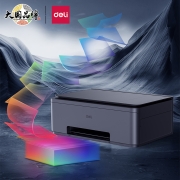 得力彩色喷墨多功能墨仓打印机L512W 打印复印扫描/国产自主研发//远程打印/家庭教育好帮手