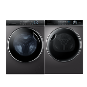 PLUS会员：Haier 海尔 XQG100-BD14176LU1+HBNS100-FQ176U1 洗烘套装