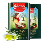 佰多力（Abaco）特级初榨橄榄油 3L 铁听含手提袋 西班牙原装进口食用油  中秋送礼