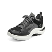 Skechers斯凯奇女鞋透气时尚休闲鞋透气舒适休闲运动鞋155518 黑色 35