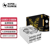 振华（SUPER FLOWER）额定1000W LEADEX G 1000 电源 （80PLUS金牌/全模组/智能温控/十年保固）