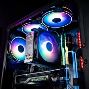 酷冷至尊(CoolerMaster) 暴雪T400I酷炫版 炫彩风冷散热器(支持LGA1700/Intel多平台/4热管直触/风量风扇)