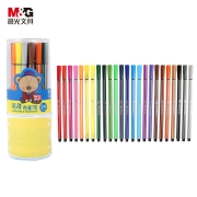 晨光(M&G)文具24色六角细杆水彩笔 可水洗马克笔 儿童绘画涂鸦 美术课必备 小熊哈里系列ACPN03A2开学礼物
