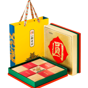 PLUS会员：daoxiangcun 北京稻香村 团圆中秋 广式月饼 9饼9味 610g 礼盒装*2件