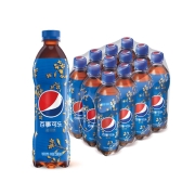 PLUS会员：百事可乐 Pepsi 太汽系列 桂花口味 汽水 碳酸饮料整箱 500ml*12瓶*3件