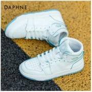DAPHNE 达芙妮 高帮运动休闲鞋女2022年新款夏季百搭ins潮爆款小白鞋子女