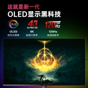 AOC 爱攻5代OLED 48英寸4K电竞120Hz显示器 HDMI2.1接口AG485UD OLED/0.1MS(GTG)/Type-C接口