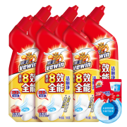 PLUS会员、有券的上：vewin 威王 洁厕灵 500g*6瓶+洁厕宝  *2件