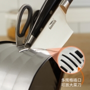 Hometech 餐具消毒机家用厨房智能紫外线杀菌加热烘干刀架多功能全自动防霉收纳筷子刀具消毒筷子筒 白色