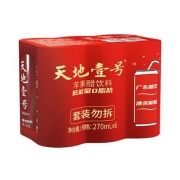 天猫U先：天地壹号  苹果醋饮料270mlx6罐 0脂肪低热量