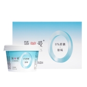 简爱0%蔗糖原味酸奶135g×4杯低温0添加剂