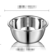 曼润卡 202食品级不锈钢盆 特厚16cm 买一送一