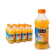 美汁源 Minute Maid 果粒橙 橙汁 果汁饮料 300ml*12瓶 整箱装 可口可乐公司出品 新老包装随机发货