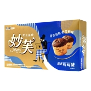 康师傅 妙芙饼干蛋糕点心营养早餐办公室休闲零食小吃可可巧克力味6枚超值装288g（新老包装随机发货）