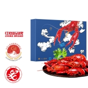 盱眙龙虾 八分一 十三香小龙虾800g 当季中虾4-6钱/只 净虾500g 22-25只整虾 加热即食 烧烤火锅海鲜方便菜