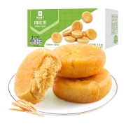 20点、88VIP：良品铺子 肉松饼 1000g*3件+百草味 手撕面包1kg