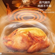 苏泊尔（SUPOR）空气炸锅家用5L双旋钮控时控温大功率无油烟低脂蒸汽嫩炸电炸锅多功能立体蒸烤薯条机 KJ50D821