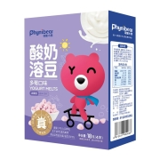 菲妮小熊（Phynibear）宝宝零食 多莓味酸奶溶豆 儿童小溶豆 入口即化 益生菌酸奶溶豆豆18g