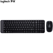 罗技（Logitech）MK220 键鼠套装 无线键鼠套装 办公键鼠套装  多媒体键鼠套装 带无线2.4G接收器 黑色99元