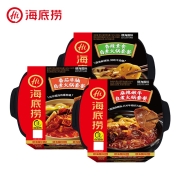 PLUS会员：海底捞 自热火锅方便速食部队火锅 3盒装二荤一素