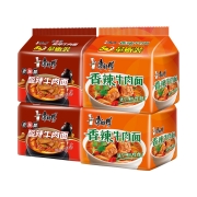 88VIP：康师傅 方便面 （经典香辣牛肉 5连包*2+酸辣牛肉5连包*2）*3件