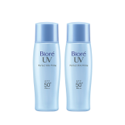 PLUS会员：Bioré 碧柔 轻透倍护防晒乳 40ml*2支装 SPF50+ PA+++*拍2件