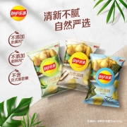乐事Lay's 自然滋味薯片 沁柠味 65克