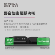 德施曼（DESSMANN）全自动智能锁指纹锁密码锁防盗门锁 电子锁智能门锁门禁锁视频锁 可视猫眼门铃Q5M 高端黑