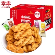 京库 JINGKU 传统手工小麻花 四种口味混合装 400g*1箱