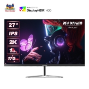 优派 27英寸 原厂背光电竞显示器  2K 170Hz IPS HDR400 小金刚 电脑游戏显示器显示屏 VX2780-2K-PRO