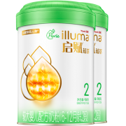 PLUS会员：illuma 启赋 有机较大婴儿配方奶粉 2段 900g*2