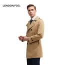 LONDON FOG LS17WF007 双排扣净色中款男士风衣￥770.00 3.0折
