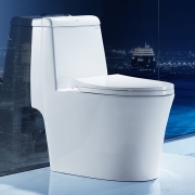 恒洁(HEGII) 马桶 超旋风大冲力 节水防臭 一键3.5L连体坐便器HC0143DT（坑距305mm）(厂家直送)