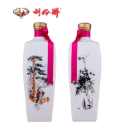 刘伶醉 浓香型白酒 商务宴会 家庭聚会   庚子鼠年 60度500ml*2瓶  2020年