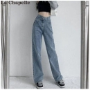 La Chapelle 拉夏贝尔 631 女款高腰牛仔裤69.8元